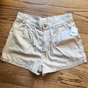 Free People Chino khaki Shorts size 10
